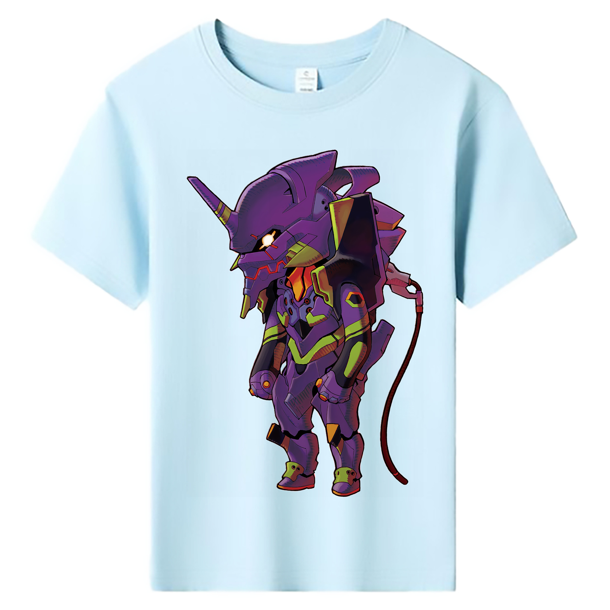 （画像用） EVA 新世紀エヴァンゲリオン 綿100％キッズTシャツ（フロントプリント）